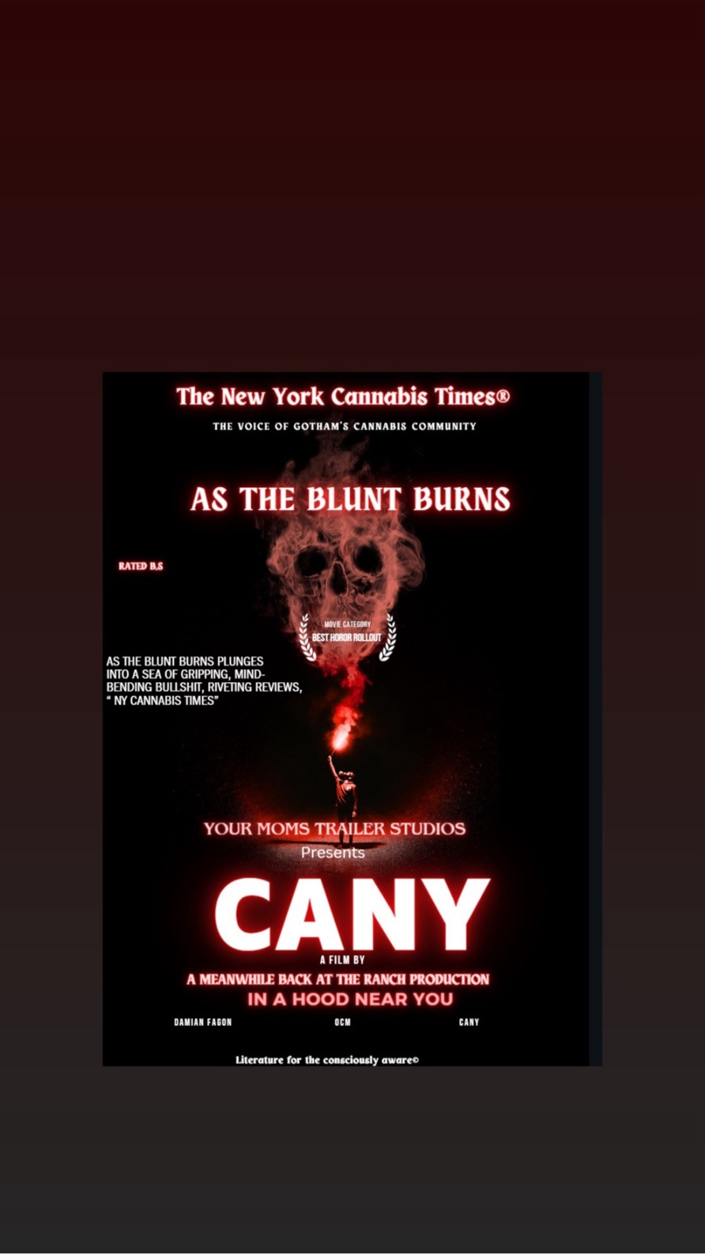 As the Blunt Burns NYC rollout